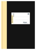 Ursus® Geschäftsbuch DIN A5 kariert, schwarz...