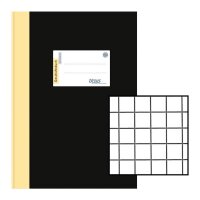 Ursus® Geschäftsbuch DIN A4 kariert, schwarz...