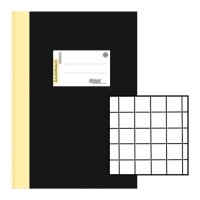 Ursus® Geschäftsbuch DIN A4 kariert, schwarz...