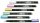Tombow Fudenosuke Pastel Brush-Pens farbsortiert, 6 St.