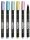 Tombow Fudenosuke Pastel Brush-Pens farbsortiert, 6 St.