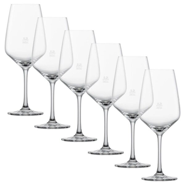 Schott Zwiesel Rotweingläser Taste 150 ml, 6 St.
