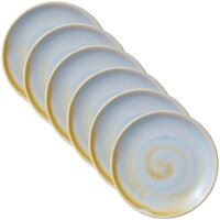 6 HEART & SOUL Teller Perfect Match Breeze blau 15,0...