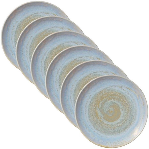 HEART & SOUL Teller Perfect Match Breeze blau Ø 27,0 cm, 6 St.