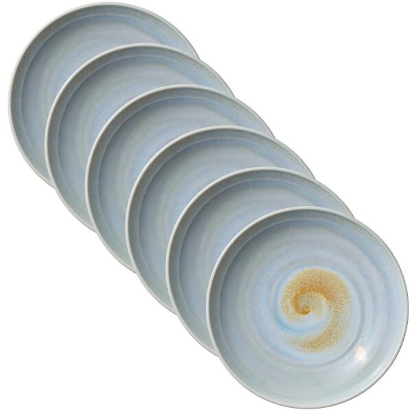 HEART & SOUL Teller Perfect Match Breeze blau Ø 28,0 cm, 6 St.