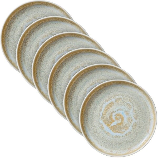 HEART & SOUL Teller Perfect Match Breeze blau Ø 24,0 cm, 6 St.