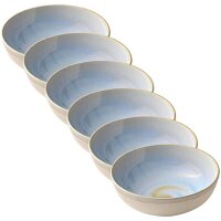 6 HEART & SOUL Schalen Perfect Match Breeze blau 23,0...