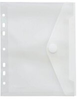 FolderSys Dokumententaschen DIN A5 transparent genarbt 0,20 mm, 10 St.
