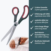 WESTMARK Papierschere schwarz-rot 25,0 cm