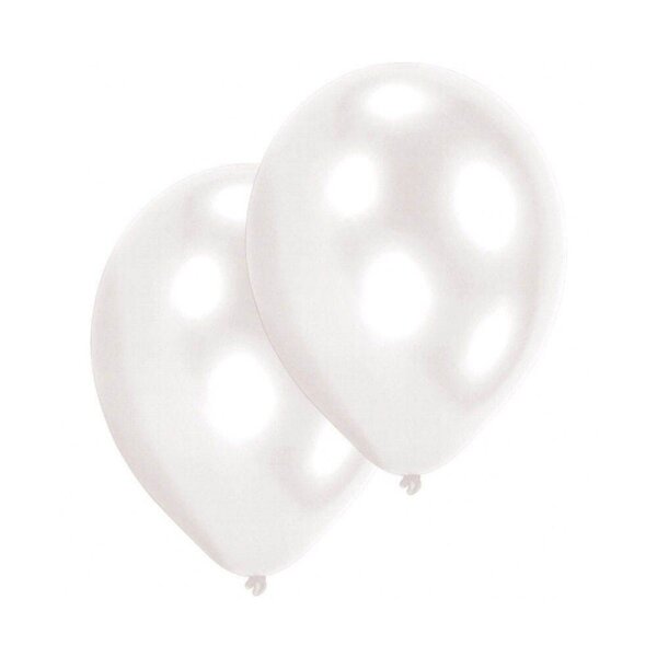 amscan® Luftballons Pearl weiß, 50 St.  ( INT995534 )