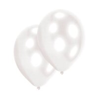 amscan® Luftballons Pearl weiß, 50 St.  (...