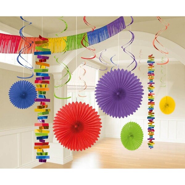 amscan® Partydeko-Set mehrfarbig  ( 241700-90-55 )