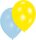 amscan® Luftballons Pearl bunt, 50 St.