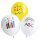 amscan® Luftballons Schulstart ABC bunt, 6 St.  ( 9917048 )