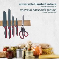 WESTMARK Papierschere schwarz-rot 21,0 cm