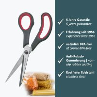 WESTMARK Papierschere schwarz-rot 21,0 cm