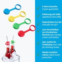 WESTMARK Silikon-Kronkorken Silikon Kronkorken grün, 4 St.