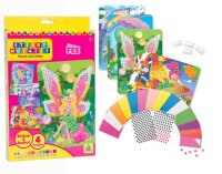 invento Mosaiksticker-Set Glitzer-Fee mehrfarbig