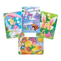 invento Mosaiksticker-Set Glitzer-Fee mehrfarbig