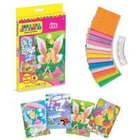 invento Mosaiksticker-Set Glitzer-Fee mehrfarbig