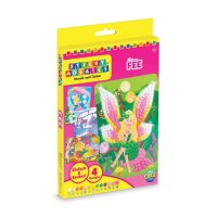invento Mosaiksticker-Set Glitzer-Fee mehrfarbig