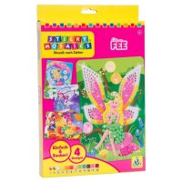 invento Mosaiksticker-Set Glitzer-Fee mehrfarbig