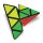 invento Mefferts Pyraminx Zauberwürfel Geschicklichkeitsspiel, 1 St.  ( 501256 )