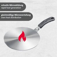 WESTMARK Induktion-Adapterplatte silber Ø 14,0 cm, 1 St.
