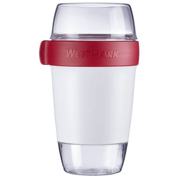 WESTMARK Speisebehälter weiß/rot 1150,0 ml, 1 St.