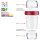 WESTMARK Speisebehälter weiß/rot 1150,0 ml, 1 St.
