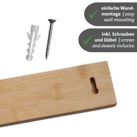 WESTMARK Nature Magnetleiste braun 6,0 x 40,0 cm, 1 St.