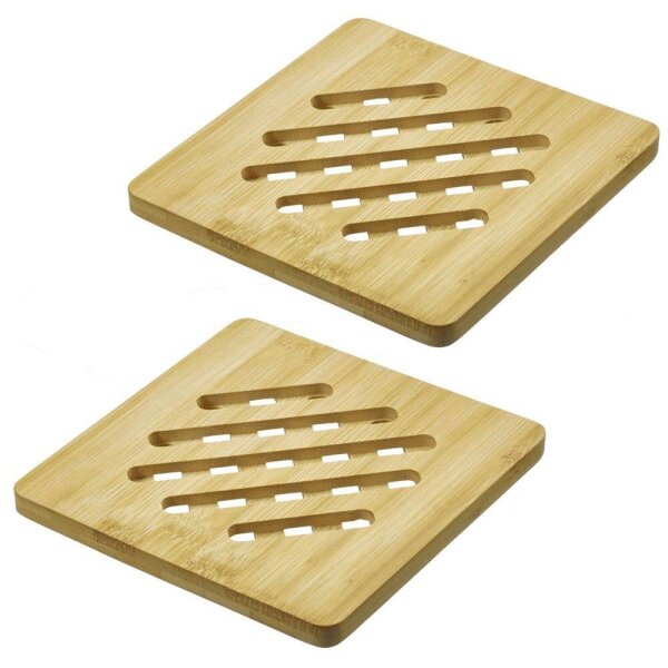 WESTMARK Untersetzer Tapas + Friends hellbraun 17,0 x 17,0 cm, 2 St.