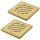 WESTMARK Untersetzer Tapas + Friends hellbraun 17,0 x 17,0 cm, 2 St.