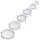 WESTMARK Frischhaltedeckel-Set Silikon Round transparent, 1 Set