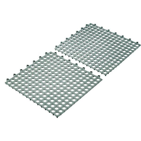WESTMARK Abtropfmatte Bar grau, 2 St.