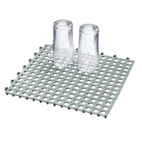 WESTMARK Abtropfmatte Bar grau, 2 St.