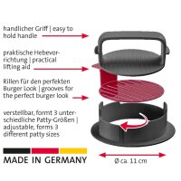 WESTMARK Hamburgerpresse Vario Plus grau, 1 St.