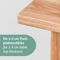WESTMARK Tischtuchklammern silber, 4 St.