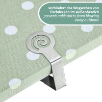 WESTMARK Tischtuchklammern silber, 4 St.