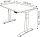 Kerkmann Move 4 elektrisch höhenverstellbarer Schreibtisch ahorn rechteckig, T-Fuß-Gestell grau 120,0 x 80,0 cm