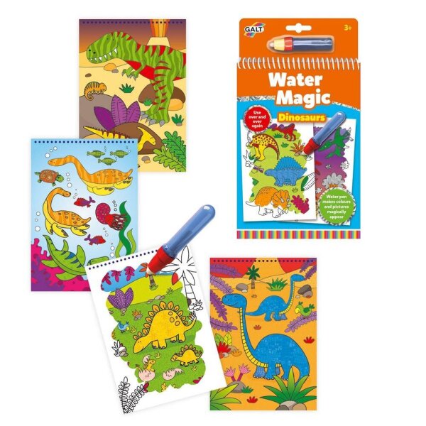 Jumbo Dinosaurier Wassermalbuch, 1 St.