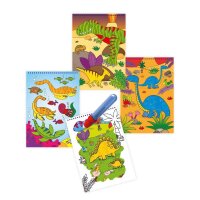 Jumbo Dinosaurier Wassermalbuch, 1 St.