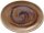 HEART & SOUL Servierplatten Perfect Match Oyster braun 25,0 x 19,0 cm, 6 St.