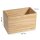 SIGEL magnetischer Stiftehalter beige Holz 13,0 x 8,0 x 7,5 cm