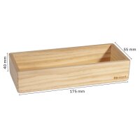 SIGEL magnetischer Stiftehalter beige Holz 17,5 x 5,5 x...