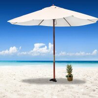 relaxdays Bodendübel für Sonnenschirm schwarz,...
