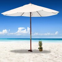 relaxdays Bodendübel für Sonnenschirm braun,...