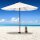 relaxdays Bodendübel für Sonnenschirm braun, Kunststoff