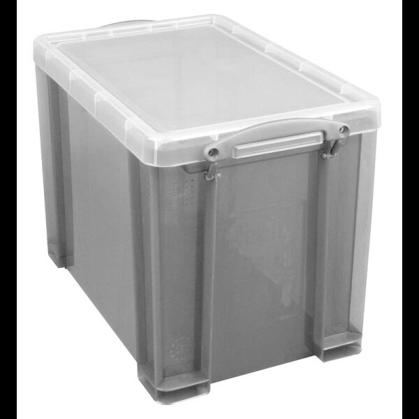 Really Useful Box Aufbewahrungsbox 19,0 l transparent, grau 39,5 x 25,5 x 29,0 cm, 1 St.