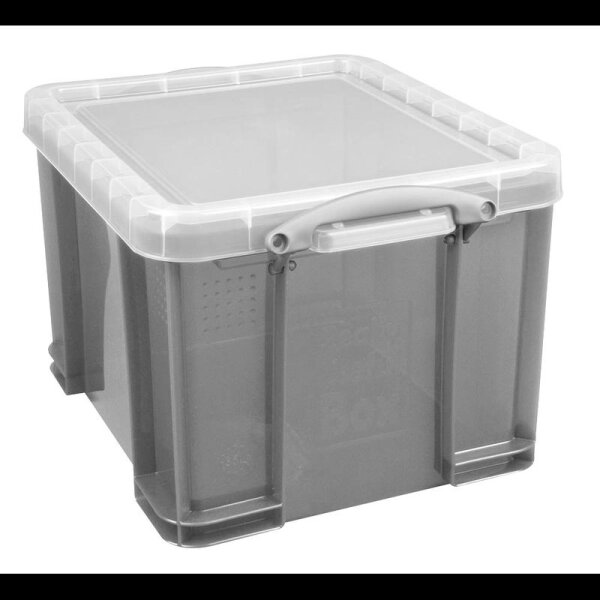 Really Useful Box Aufbewahrungsbox 35,0 l transparent, grau 48,0 x 39,0 x 31,0 cm, 1 St.